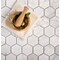 Apollo Tile Sample, Harbor White 11.8"X12" Textured Carrara Hexagon Mrbl Msic Tile APLBL9901CAEC06 Sample - alternate 3